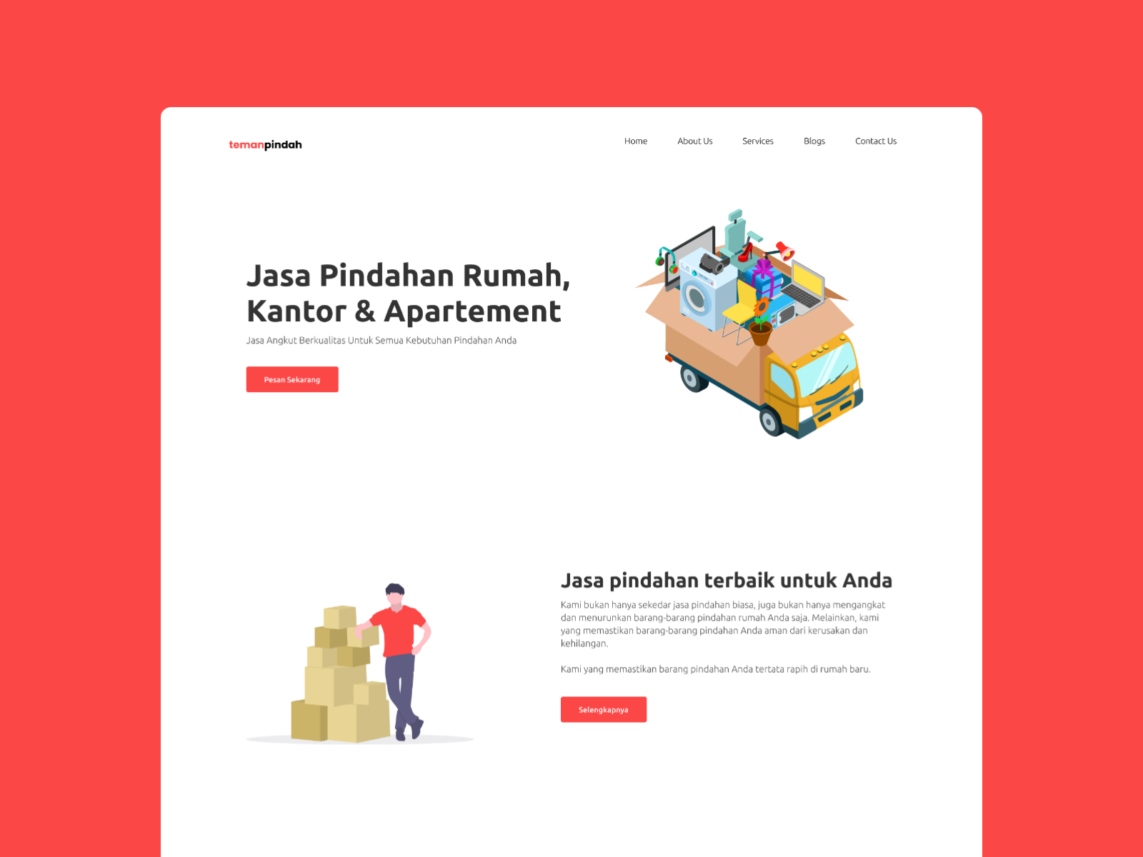 TemanPindah Web App